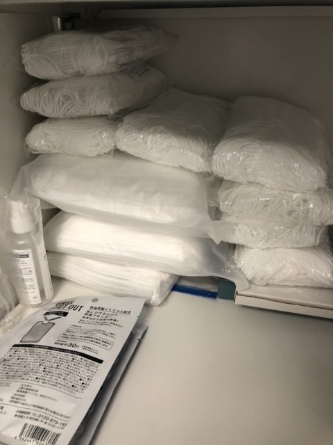 現場対策としてマスク大量入荷
